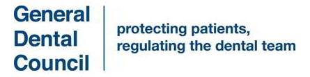 General Dental Council Logo - Protecting patients, regulating the dental team
